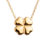 Collar Trébol Flora - Oro