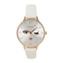 Reloj Wink - Blanco con Oro Rosa