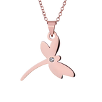 Collar Libélula Zuri - Oro Rosa