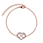 Pulsera Corazón Natty - Oro Rosa