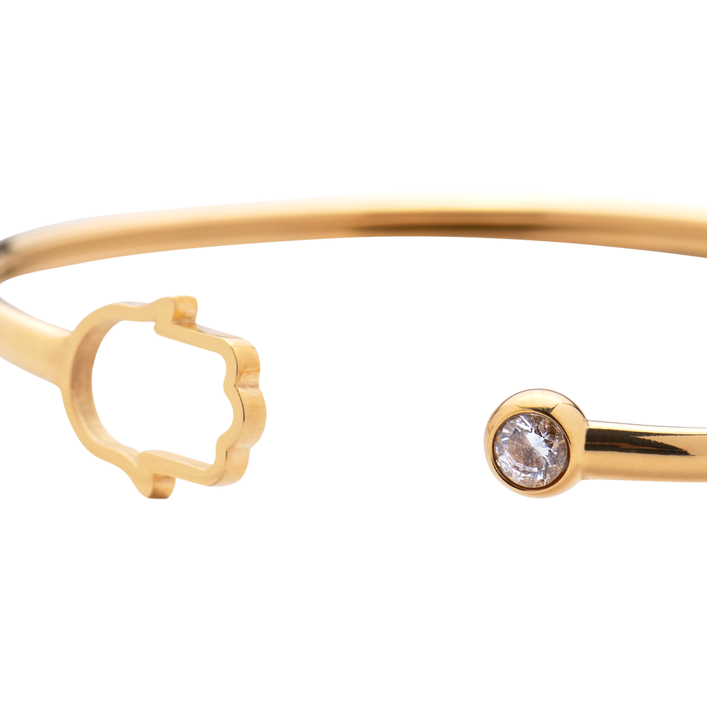 Pulsera Mano de Fátima Kali - Oro