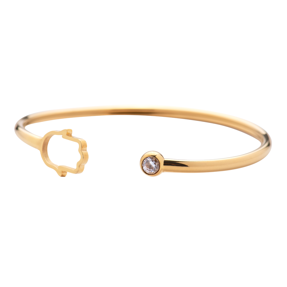 Pulsera Mano de Fátima Kali - Oro