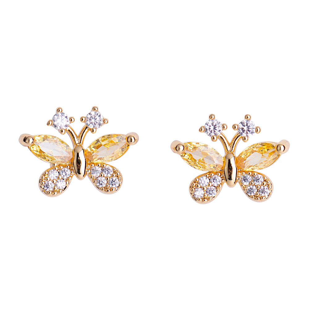 Aretes Mariposa Gina - Oro