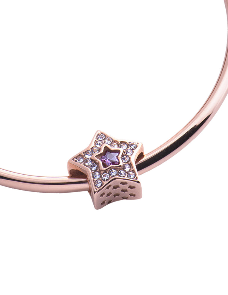 Charm de Estrella Twinkle - Oro Rosa