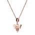 Charm de Abeja Queen Bee - Oro Rosa