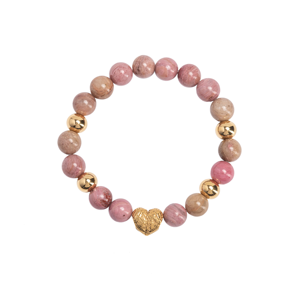 Pulsera Remy – Rodonita Rosa