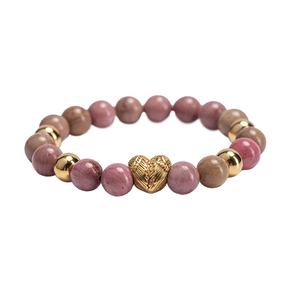 Pulsera Remy – Rodonita Rosa