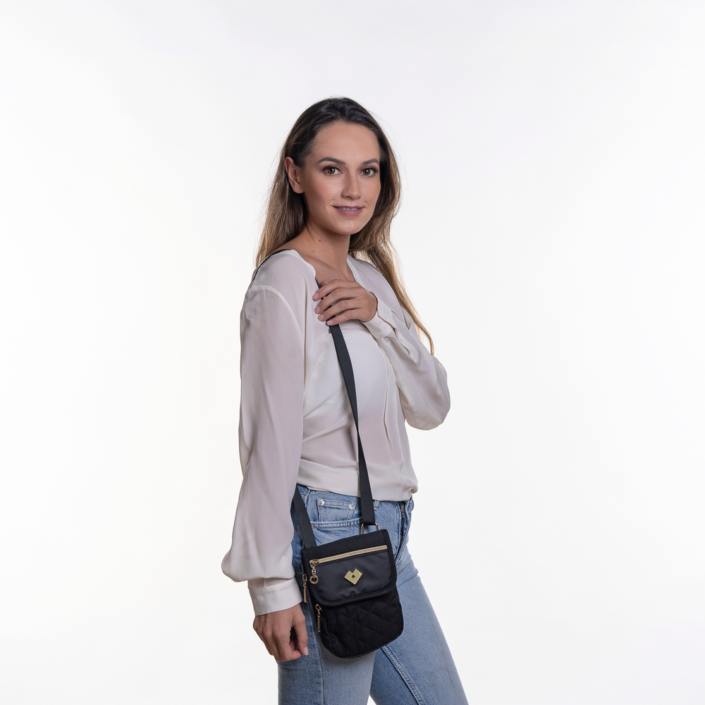 Bolsa Crossbody para Celular Cia - Negro