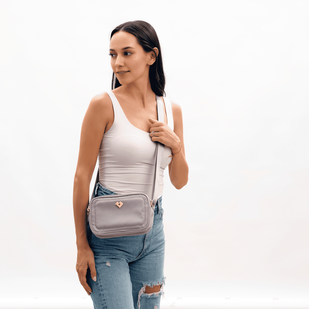 Bolsa Crossbody Nubia - Gris