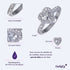 Anillo de Compromiso Amira - Blanco 7