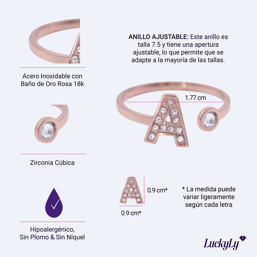 Anillo de Inicial Layla – A