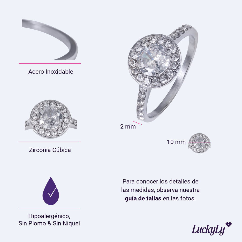 Anillo de Compromiso Nima Plata - 9