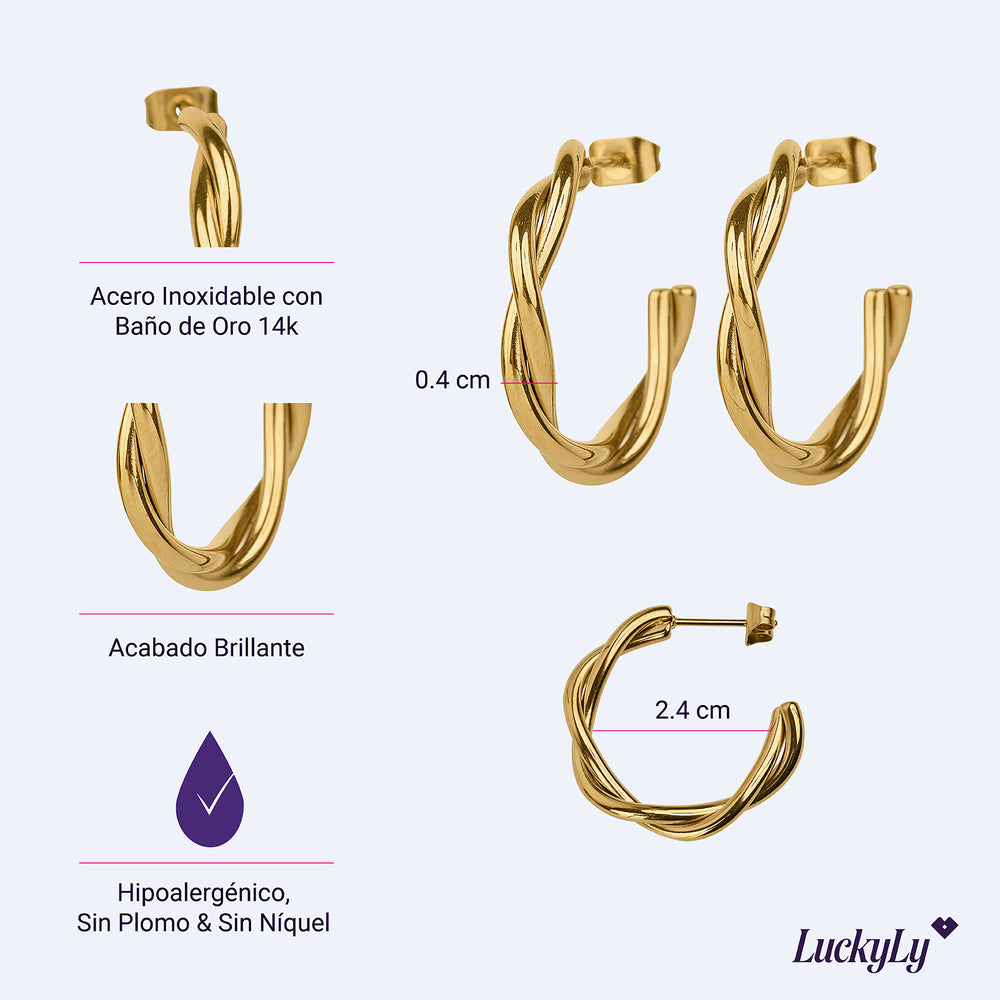 Arracadas Cami - Oro