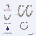 Aretes Cami - Plata