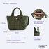 Bolsa Acolchada Amara - Verde Militar