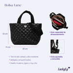 Bolsa Luxe - Negro Metálico