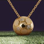 Collar Balón de Fútbol Monda - Oro