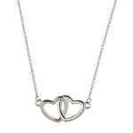 Collar Corazón Elsie - Plata