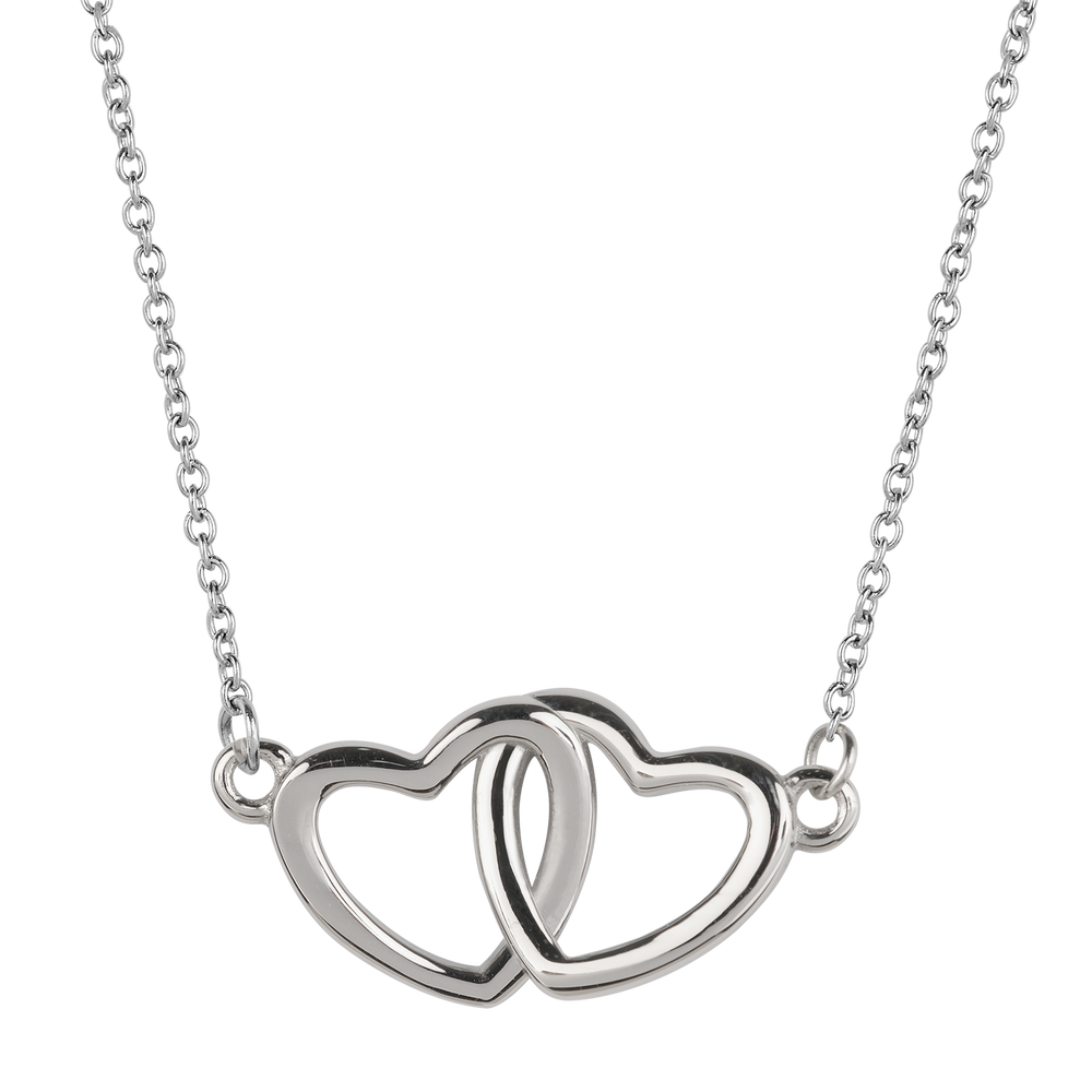 Collar Corazón Elsie - Plata