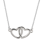 Collar Corazón Elsie - Plata