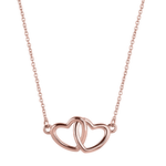 Collar Corazón Elsie - Oro Rosa