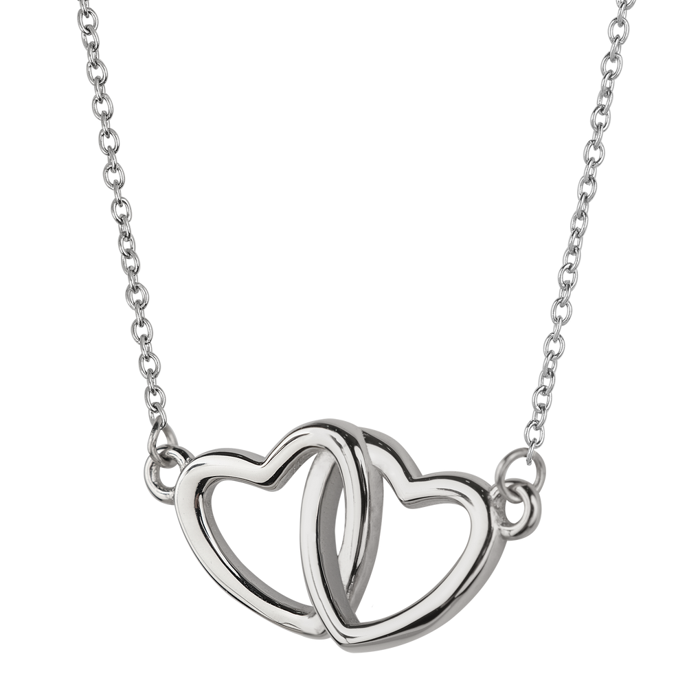 Collar Corazón Elsie - Plata