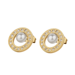 Aretes Emy Perlas - Oro