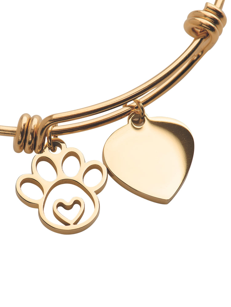 Pulsera Huella de Gato - Oro