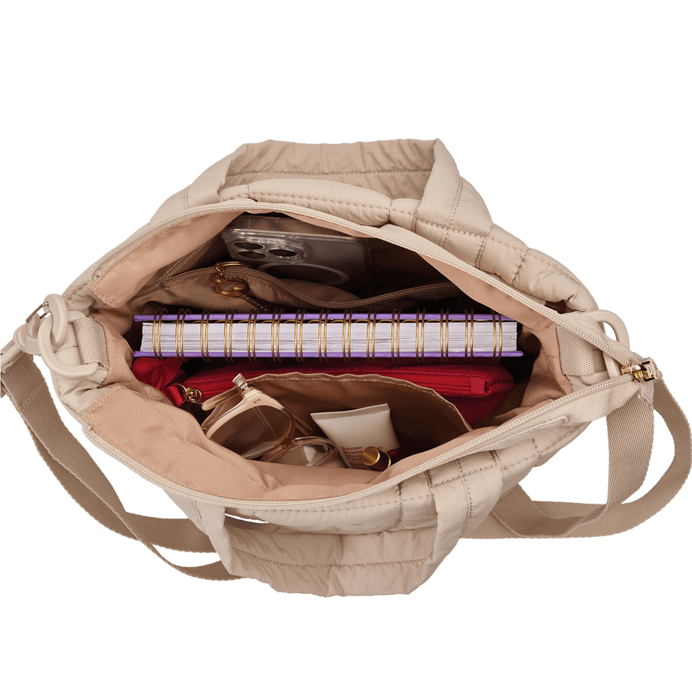 Bolsa Acolchada Amara - Beige