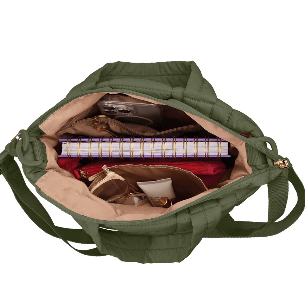 Bolsa Acolchada Amara - Verde Militar