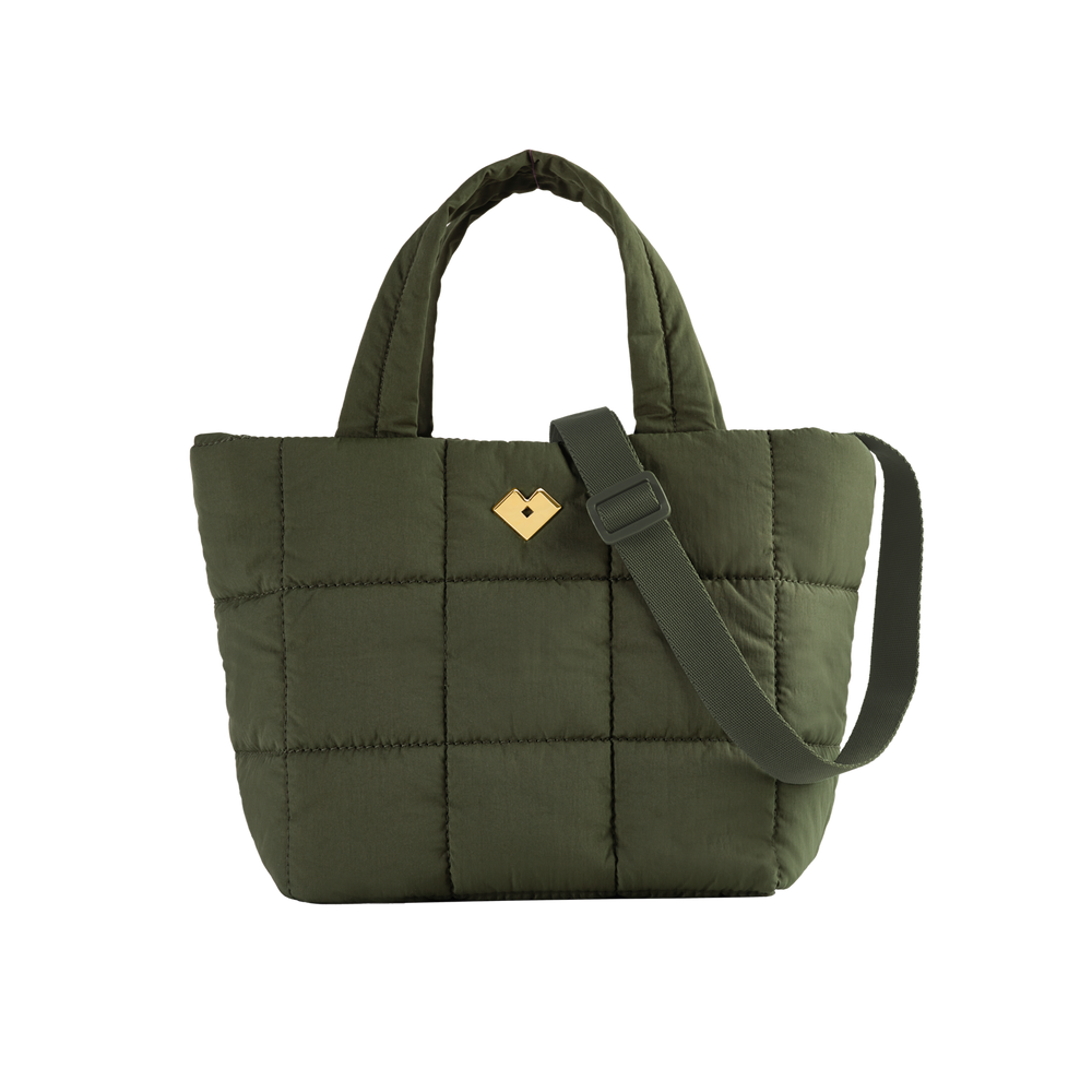 Bolsa Acolchada Amara - Verde Militar