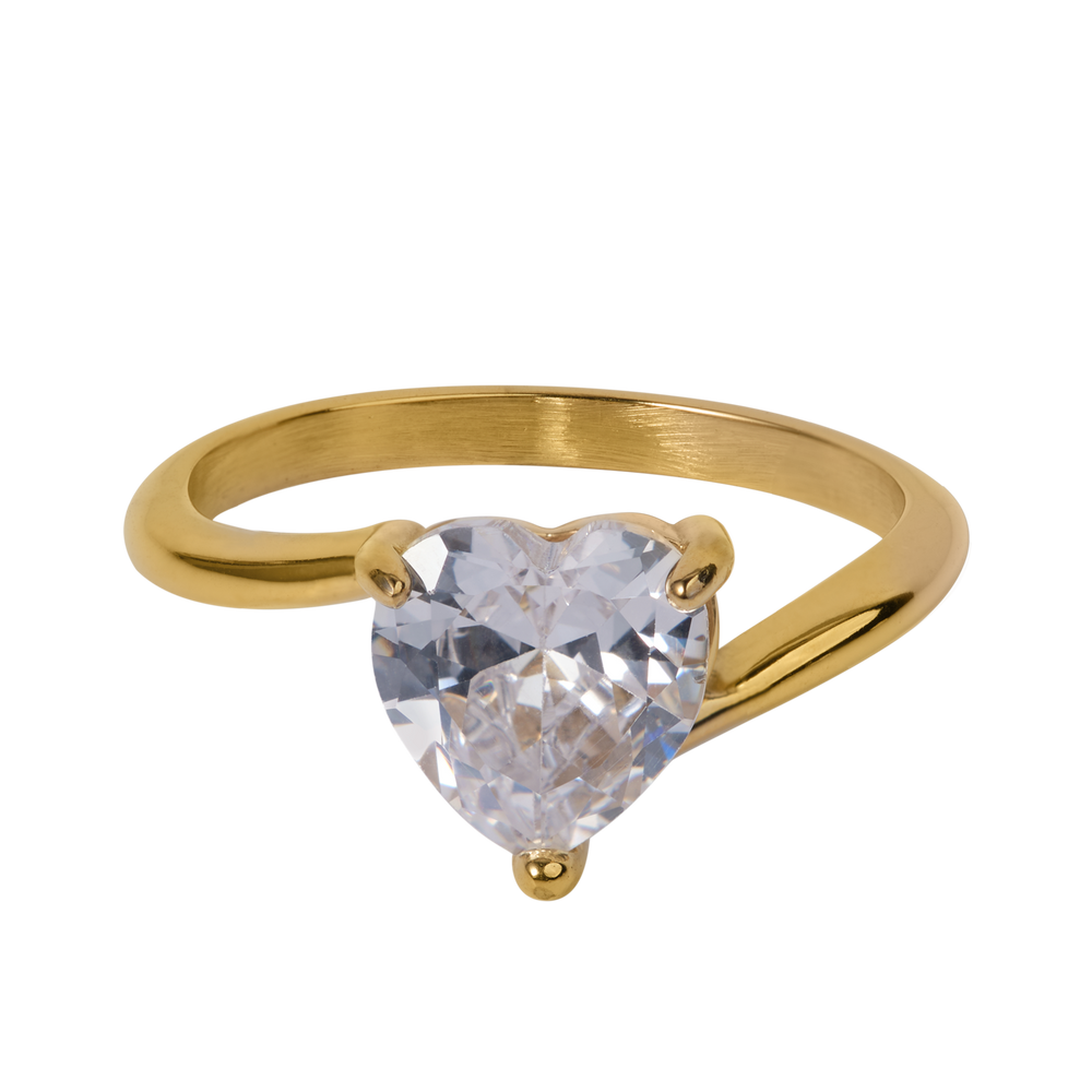 Anillo de Corazón Aida - Oro 9