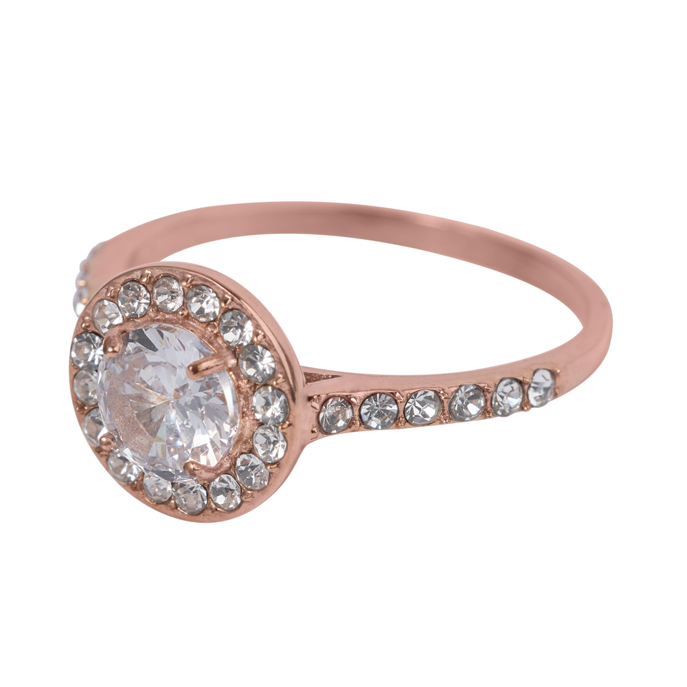Anillo de Compromiso Nima Oro Rosa - 9
