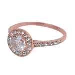 Anillo de Compromiso Nima Oro Rosa - 9