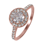 Anillo de Compromiso Nima Oro Rosa - 9