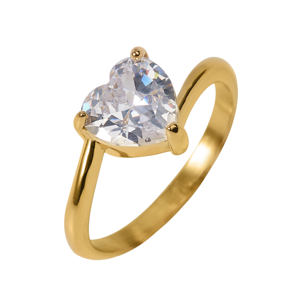 Anillo de Corazón Aida - Oro 9