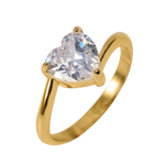 Anillo de Corazón Aida - Oro 9