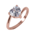 Anillo de Corazón Aida - Oro Rosa 7
