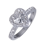 Anillo de Compromiso Amira - Blanco 9