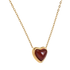 Set de Corazón Nadia - Ágata Roja