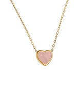 Set de Corazón Nadia - Cuarzo Rosa
