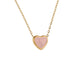Set de Corazón Nadia - Cuarzo Rosa