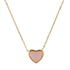 Collar de Corazón Nadia - Cuarzo Rosa