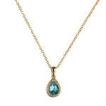 Collar Dory – Oro y Turquesa