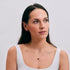 Collar de Corazón Nadia - Ágata Roja