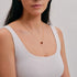 Collar de Corazón Nadia - Ágata Roja