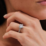 Anillo de Compromiso Amira - Blanco 7
