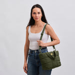 Bolsa Acolchada Amara - Verde Militar
