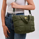 Bolsa Acolchada Amara - Verde Militar