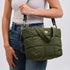 Bolsa Acolchada Amara - Verde Militar